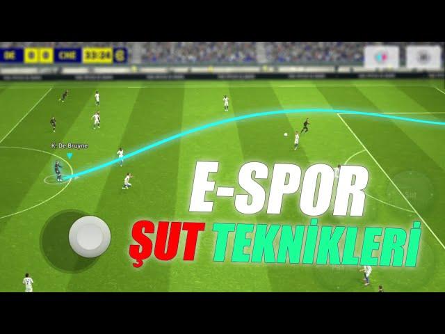 E-SPOR ŞUT ATMA TEKNİKLERİ  EFOOTBALL 2025 MOBİLE