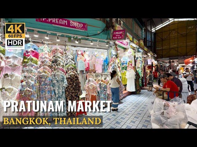 [BANGKOK] Pratunam Market "Shopping At The Largest Wholesales Clothing Market"| Thailand [4K HDR]