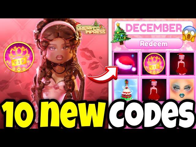 HOW TO GET ALL 10 NEW *SECRET* CODES & *FREE VIP* IN DRESS TO IMPRESS | (Roblox DTI Codes )