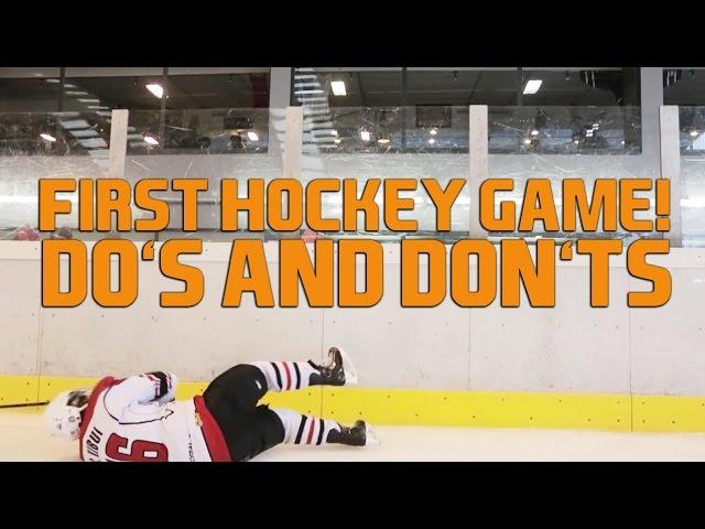 First Game New to Ice Hockey - What To Do And What Not To Do On Ice