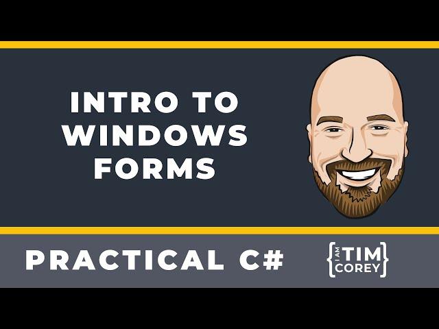 Intro to Windows Forms (WinForms) in .NET 6