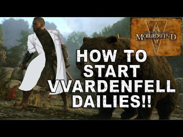 ESO MORROWIND EP 4: HOW TO START VVARDENFELL DAILIES!! MORAG TONG MOTIF'S N NEW SETS!!