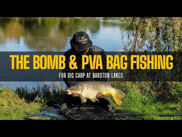 Bomb & PVA Bag Fishing for Big Carp at Barston Lakes | Rob Wootton