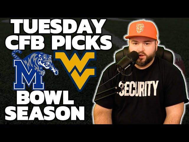 Memphis vs West Virginia Picks - College Football Bowl Season With Kyle Kirms