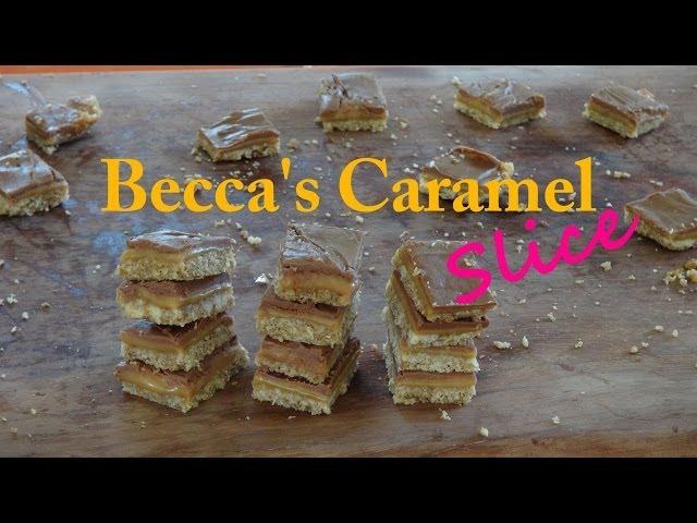 Becca's Caramel Slice - Caramel, Chocolate & Coconut Bars