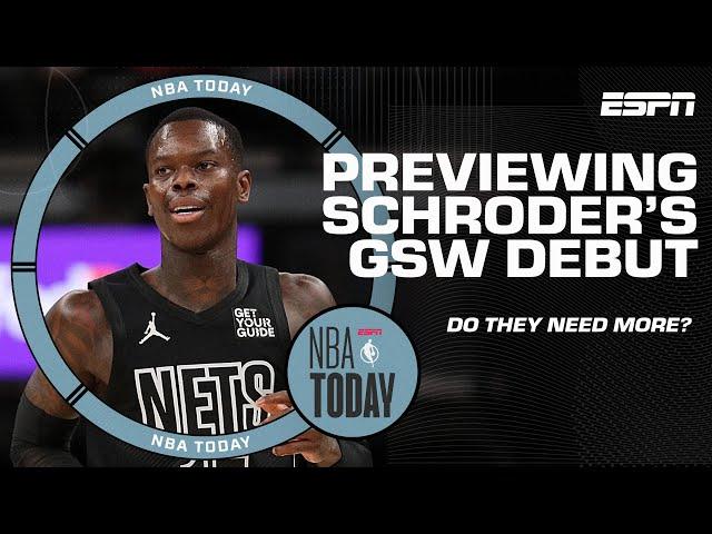 Can the addition of Dennis Schroder turn things around for Warriors? | NBA Today