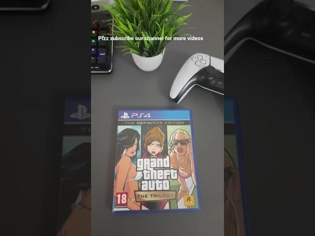 Unboxing GTA TRILOGY for Ps5 . #gaming #gamer #firstshortvideo #gta5 #gtatrilogy #ps5 #ps4