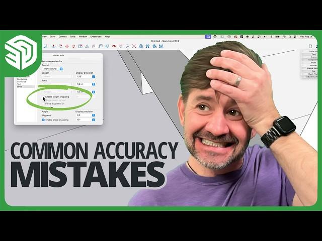 3 Tips to Maintain Accuracy in SketchUp