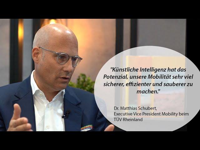 Im "Cockpit Talk"-Interview: Dr. Matthias Schubert vom TÜV Rheinland – Thema: Künstliche Intelligenz