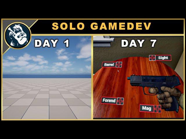 Making a FPS Zombie Survival Game as a Solo Indie Game Dev in Unreal Engine 5 Devlog Week 1