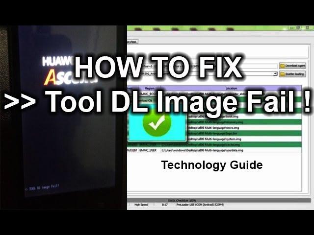 How to Fix Tool dl Image Fail after Flashing