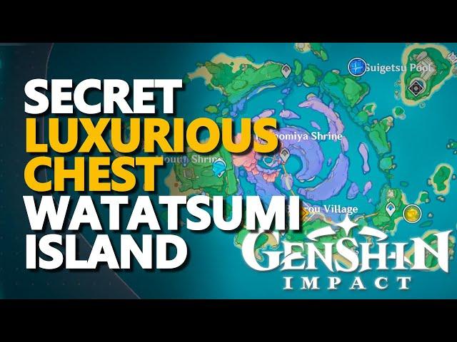 Secret Watatsumi Island Luxurious Chest Genshin Impact Suigetsu Pool