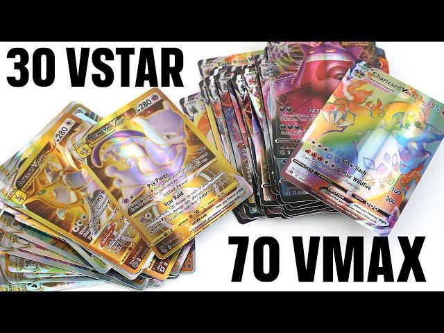 Opening Pokemon Cards Box of 70 Vmax 30 Vstar