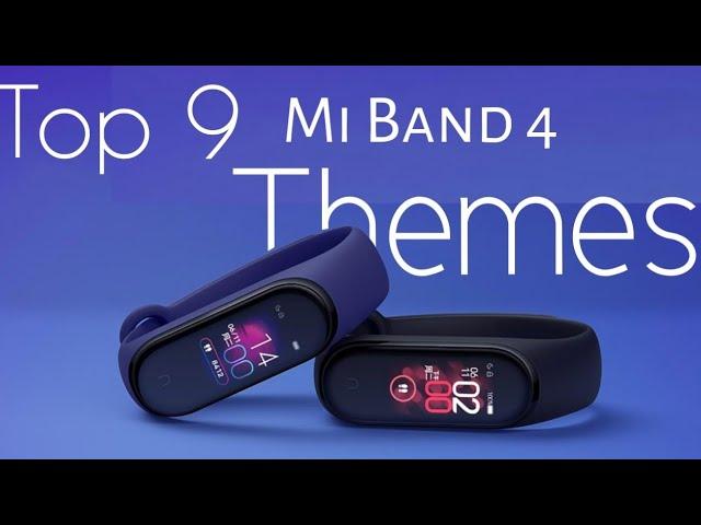 Top 9 Mi Band 4 watch faces | theme collection