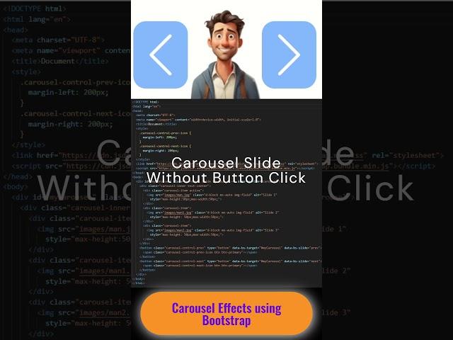 Carousel Effect using Bootstrap | Easy Image Slider