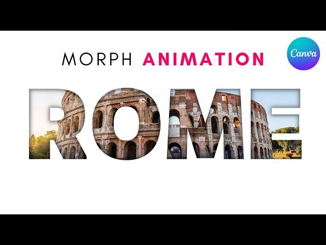 Morph Animation : Create Animated Canva Title Slides with Morph transition