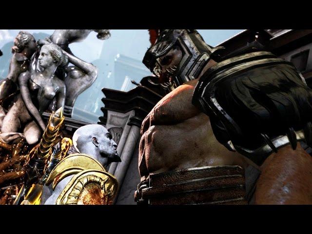 Hercules vs Kratos Full Boss Fight - God of War 3 REMASTERED 1080p 60FPS