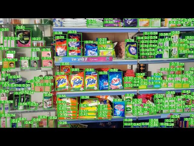 YOLO v5 - supermarket items detection - 1