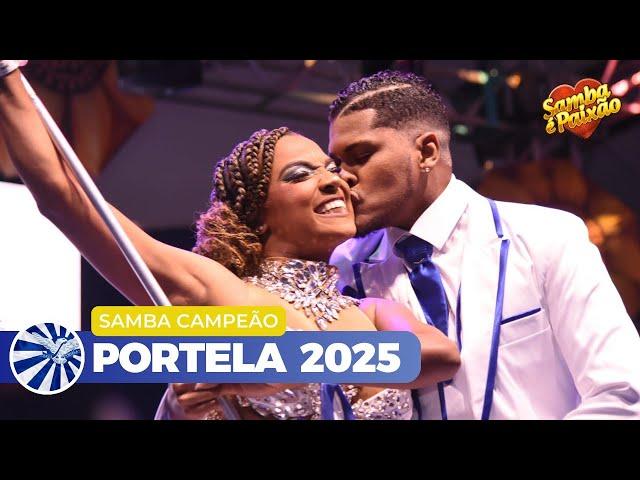 Gilsinho canta o Samba 2025 da Portela durante a Feijoada Portelense