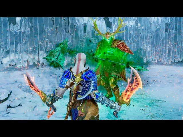 Realm Shifting God of Combos vs King Hrólf Kraki God of War Ragnarök No Damage GMGOW