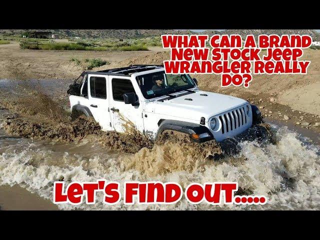 Brand New Stock Jeep Wrangler Sport Unlimited Put To The Test