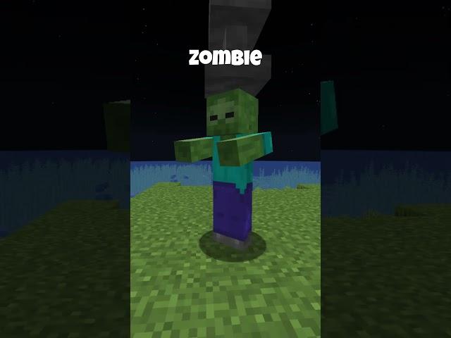 Minecraft Zombie vs Husk vs Drowned #1 #minecraft