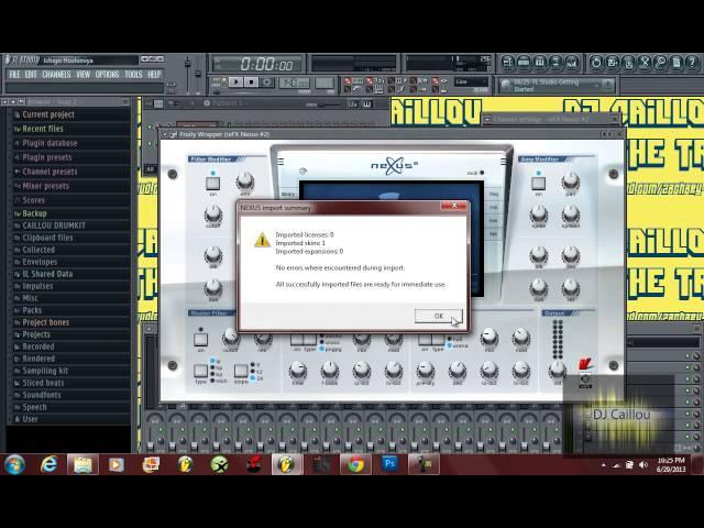 reFX Nexus - How To Import Skins & Expansions - FL Studio 11