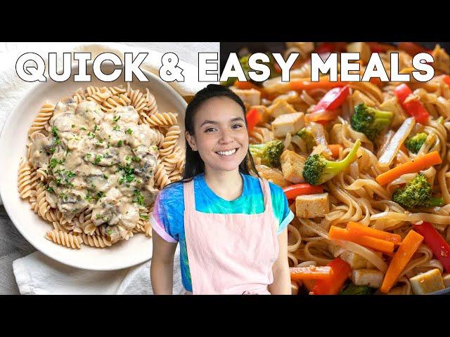 Quick & Easy Vegan Dinner Recipes EVERYONE Should Know