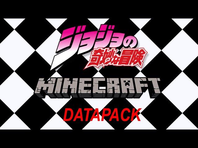 Minecraft JJBA Datapack with part 1 & 2 content release !