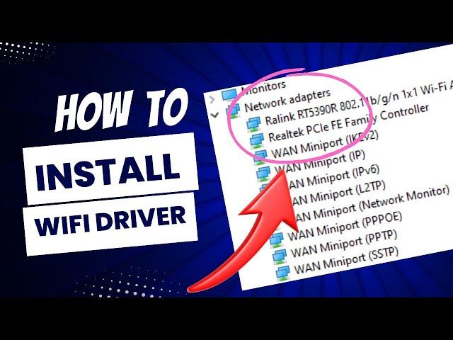 How to Install any Wifi Driver on Windows 10