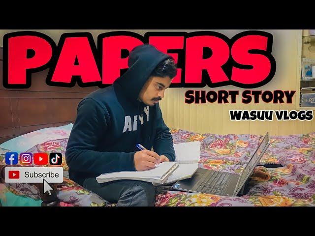 PAPERS | A CONVERSATION BETWEEN WASI AND WASUU about PAPERS EMOTIONAL SHORT VIDEO.