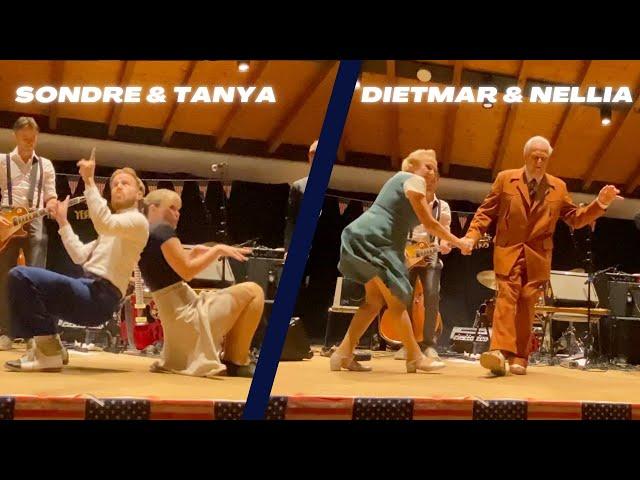 77 YEARS OLD Dietmar & Nellia dancing FAST BOOGIE WOOGIE with Sondre & Tanya!