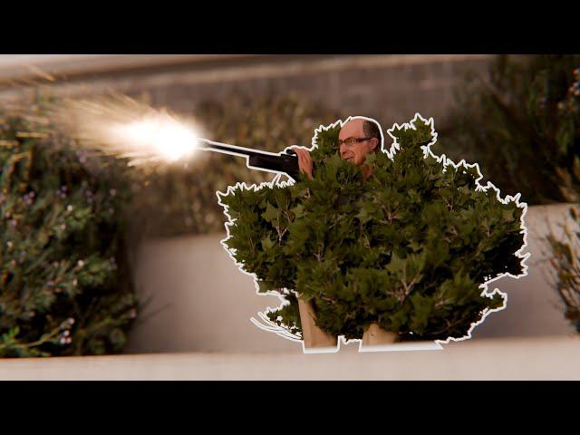 Psycho old man snipes his opps from a bush in GTA 5 RP