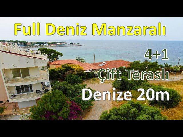 Didimde Ful Deniz Manzaralı 4+1 Satılık Dubleks - 7,500,000 TL -  Didimde Satılık Yazlık Evler-Didim