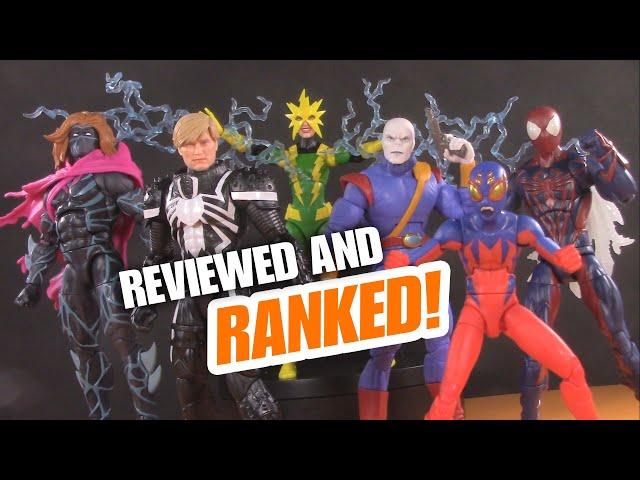 Spider-Boy! Chameleon! Agent Venom! Kaine! Marvel Legends Spider-Man Unlimited Retro Card Review