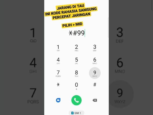 JARANG ORANG TAU KODE PERCEPAT JARINGAN SAMSUNG