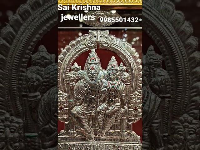 Pure Silver Lakshmi Narsimha Swamy Photo Frame Height 12 width 13.5 inches available at store