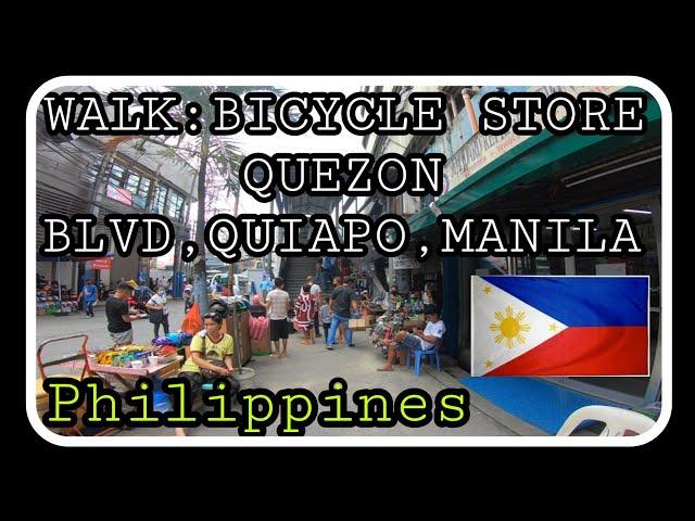 Walk:bicycle stores,Quiapo,Manila#asmr  #chitochi tv