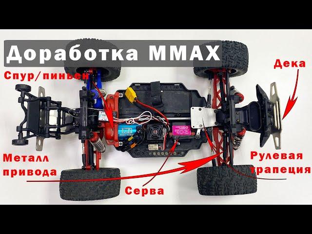 Доработки MMAX RH1035 Remo Hobby. Усиливаю и ускоряю.