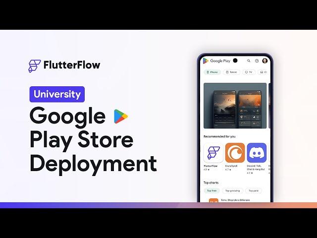 Deploy to Google Play Store | FlutterFlow University