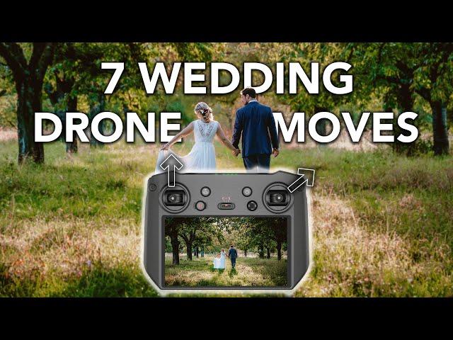 7 Cinematic Drone Moves for Wedding Videos