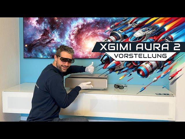 XGIMI AURA 2 - Höchst Innovativer "Laser TV" mit Dual Light 2.0, Dolby Vision, 3D, AndroidTV uvm.