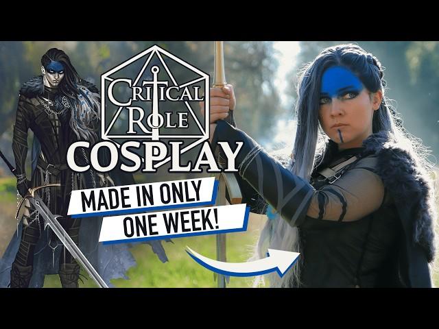 ONE WEEK Cosplay Build! | Yasha from Critical Role Tutorial