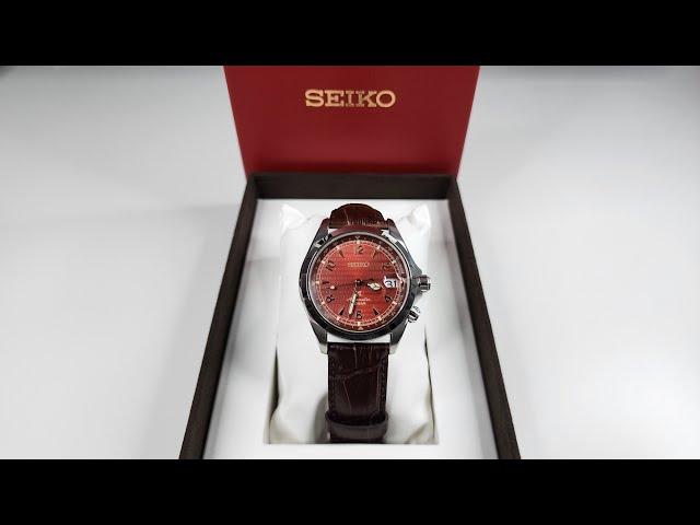 Seiko Alpinist SPB489 - Unboxing and First impressions: Australasia Limited Red Desert