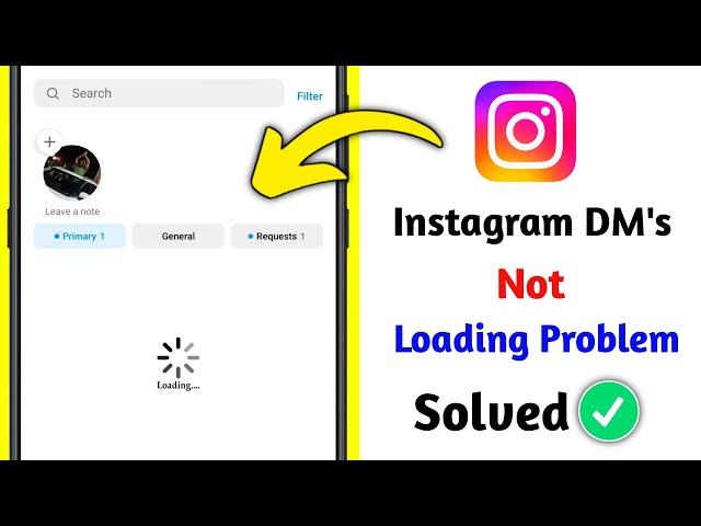 How to fix instagram dm not loading | fix instagram dm not Showing | instagram dm not working