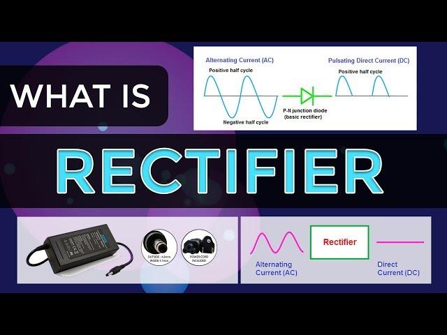 What is Rectifier | Half Wave Rectifier | Full Wave Rectifier | Electronic Devices & Circuits