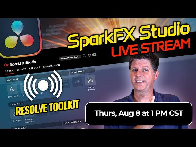 SparkFX Studio Walkthrough