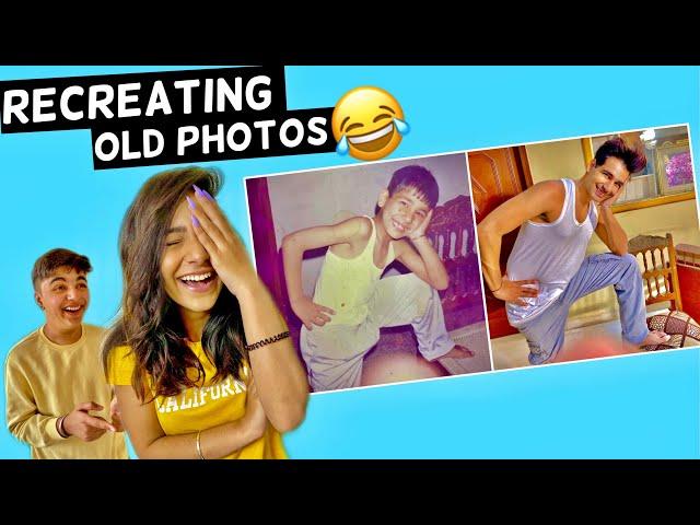 RECREATING OLD PHOTOS Challenge Part 2 | Rimorav Vlogs