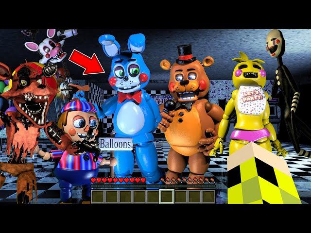 Я НАШЕЛ ВСЕХ АНИМАТРОНИКОВ ФНАФ 2 В СВОЕМ МИРЕ В МАЙНКРАФТ FNAF 2 MINECRAFT FRIDAY NIGHT FUNKIN