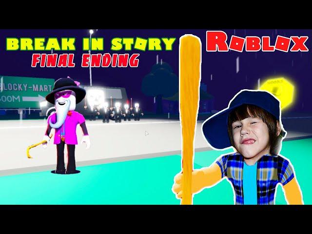 Новая секретная концовка страшной истории в Роблокс Break in Story  Roblox Final Ending